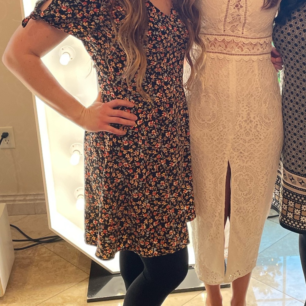 Loft floral dress- gently worn